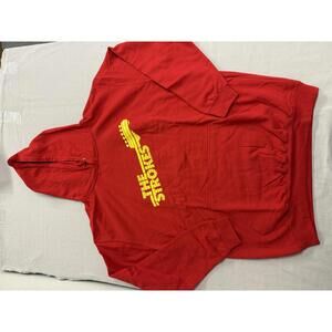 The Strokes Band Logo Hoodie - Strokes Guitar Fret Red L
